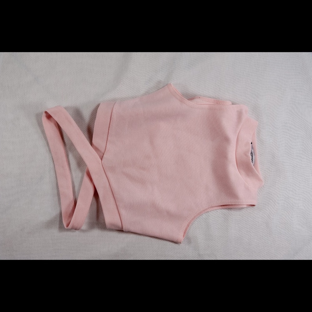 Baby pink crop top